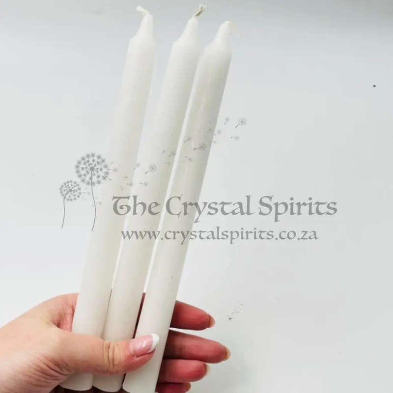 White Shrine Solid Candle