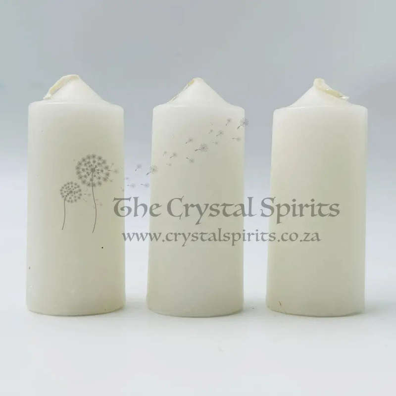 White Small Altar Solid Colour Candles