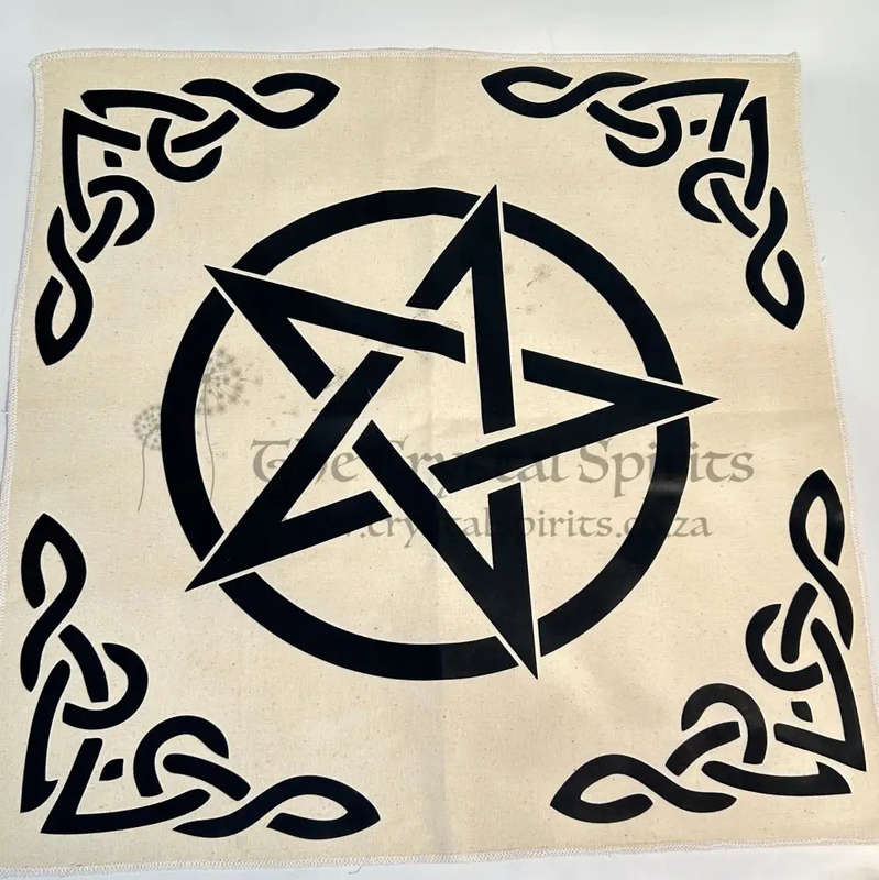 Wiccan Altar Pentacle Cloth
