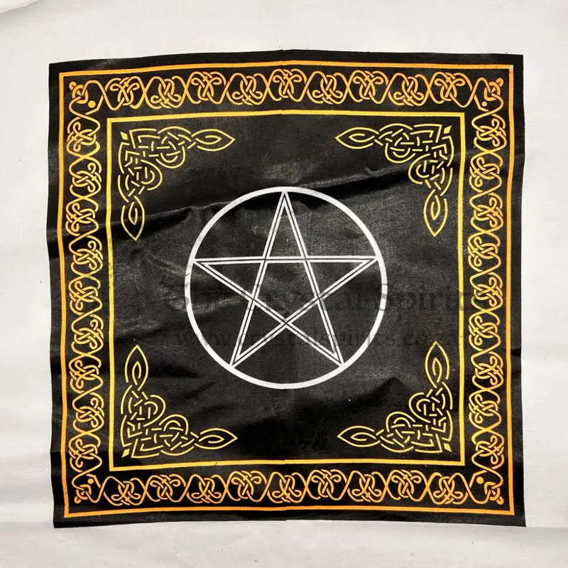 Wiccan Pentacle Altar Cloth