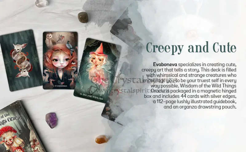 Wisdom of the Wild Things Oracle Deck & Book Set by Angi Sullins