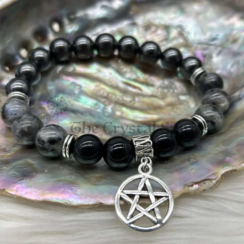 Wizard's Watch Mystical Protection & Transformation Gemstone Bracelet