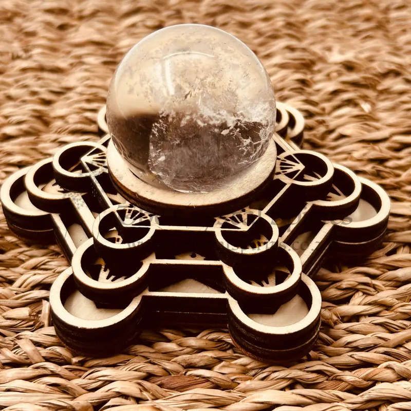 Wooden Crystal Holder