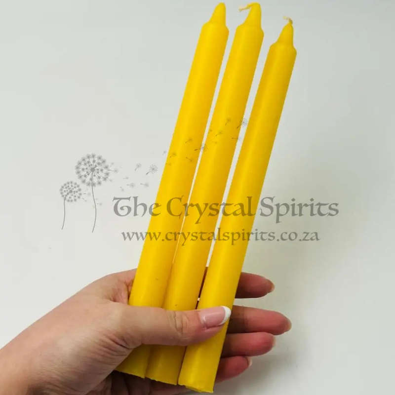 Yellow Shrine Solid Candle