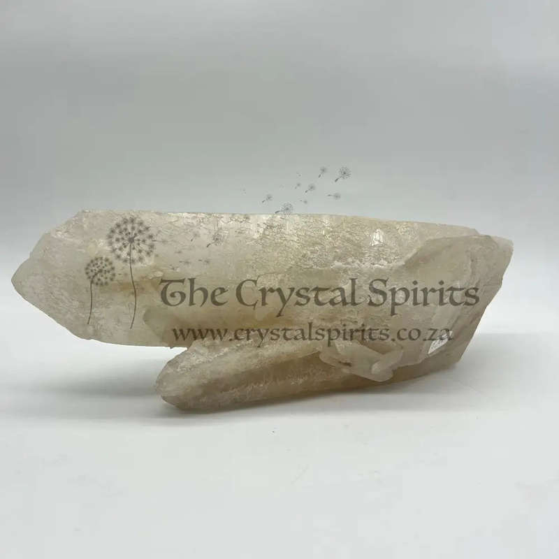 Zambian Snow Quartz Double Terminated Barnacle