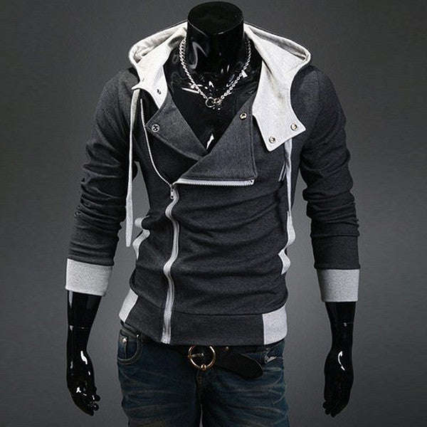 Men's Deep Gray Men Coat - L
