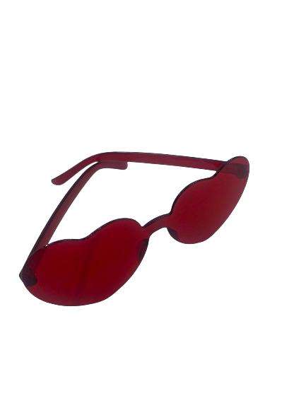 Valentine Plastic Heart Glasses