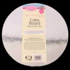 30cm Cake Board Base Silver