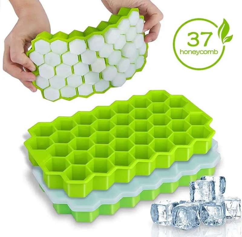 Silicone Honeycomb Ice Cube Tray