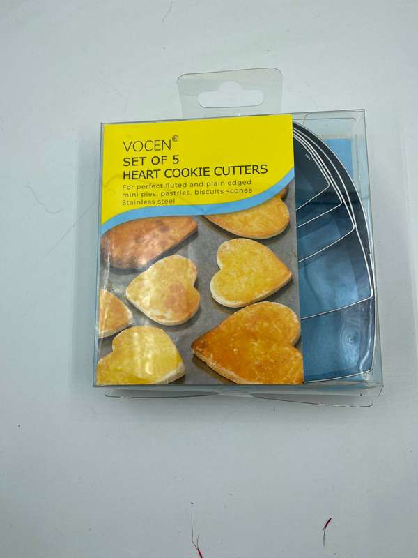 Metal Cutter Shape Heart 5pcs