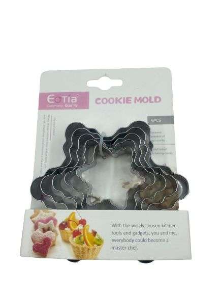 Metal  Cutter Frill Stars Snowflake