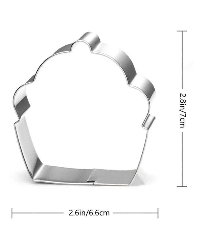 Metal Cookie Cutters Cupcake