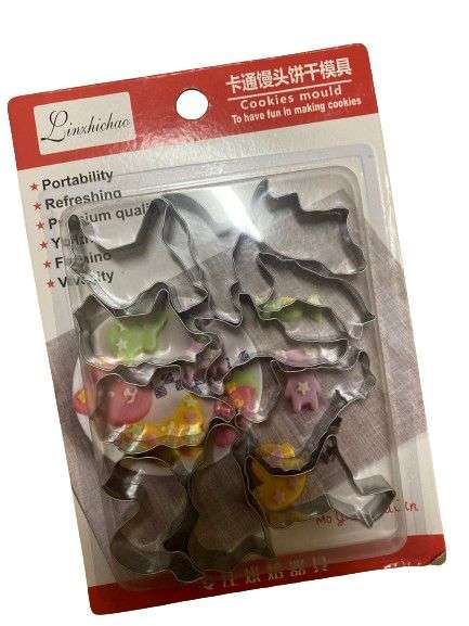 11pcs Metal Cookie Cutter Animals