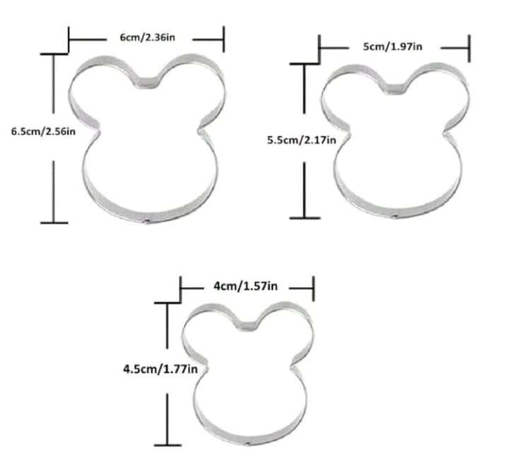 3pc Metal Cookie Cutter Frogs