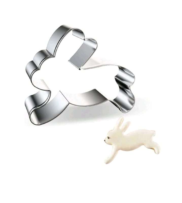 Metal Cookie Cutter Running Rabbit