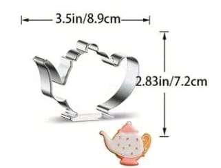 Metal Cookie Cutter Teapot