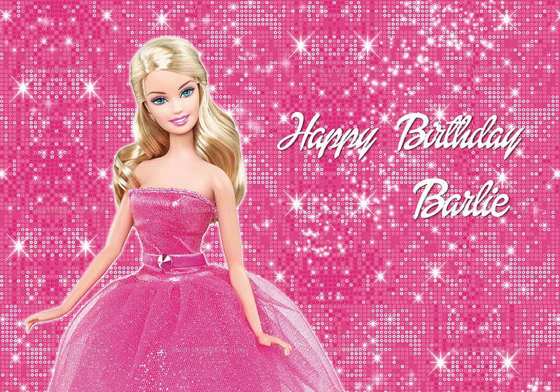 Cloth Party Backdrop 1mx1.5m Barbie