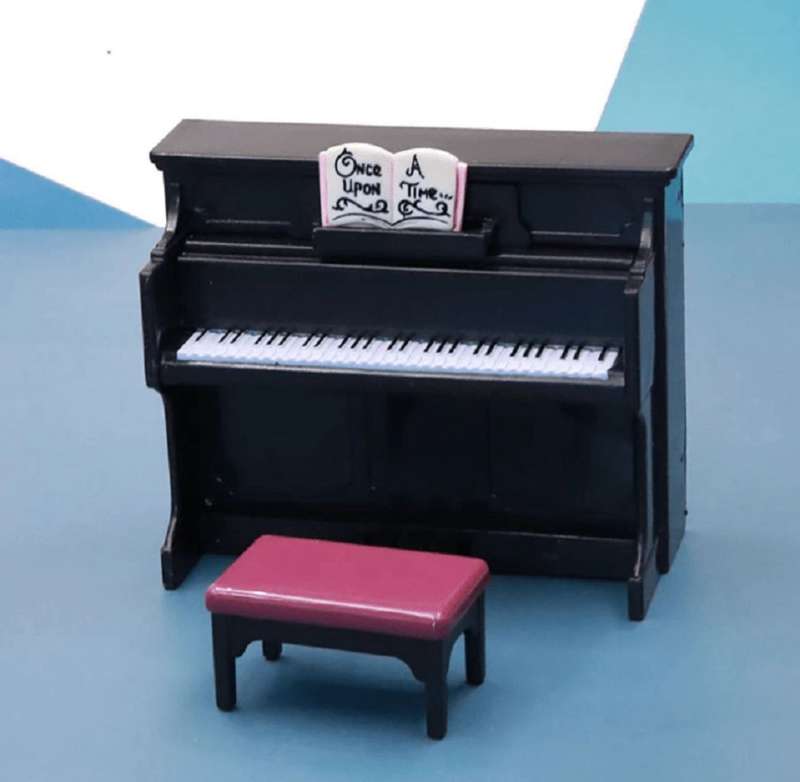 Cake Topper Plastic Piano Music