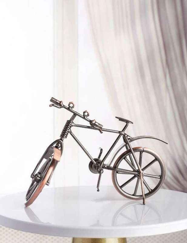 Cake Topper Bicycle Bronze