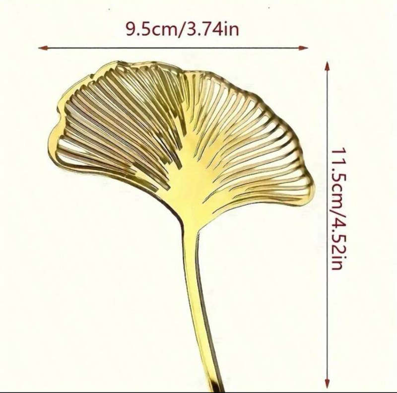 5pc Acrylic Cake Topper Ginkgo