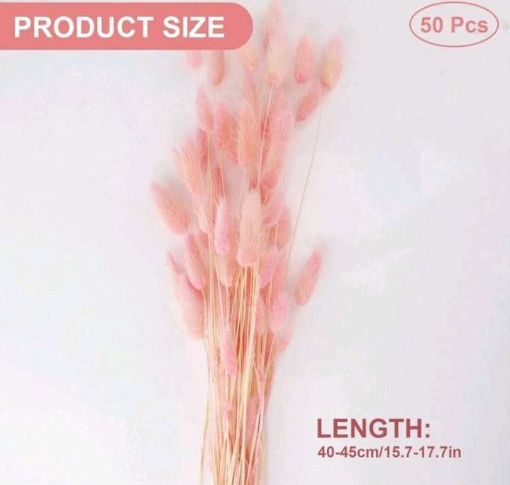 50pc Cake Topper Bunny Tails Peach