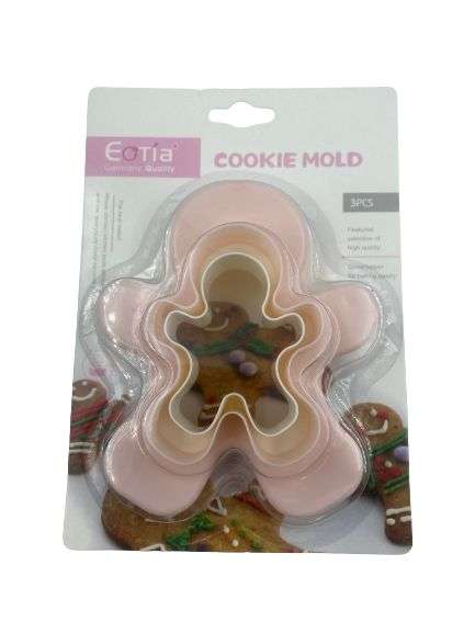 Plastic Cutter Gingerbread  Set