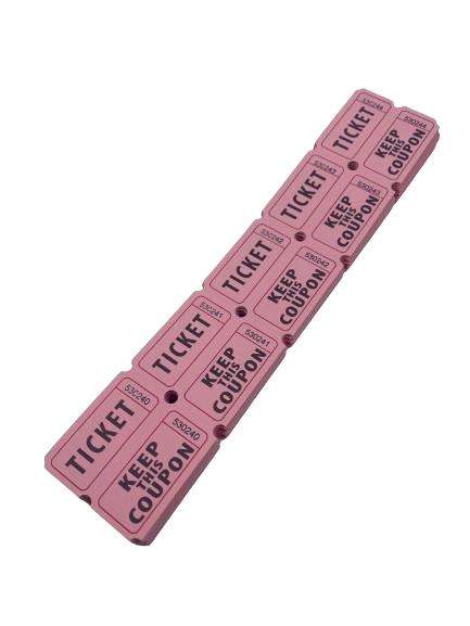 Circus Carnival Raffle Tickets 200pcs