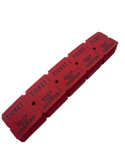 Circus Carnival Raffle Carnival  Tickets 200pcs