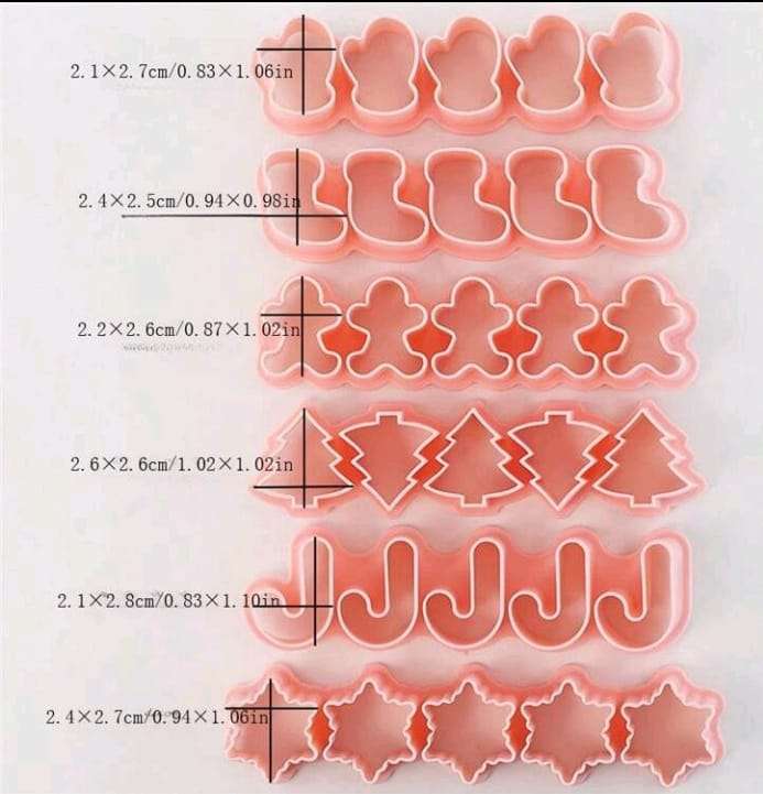 Plastic Cookie Cutter Christmas