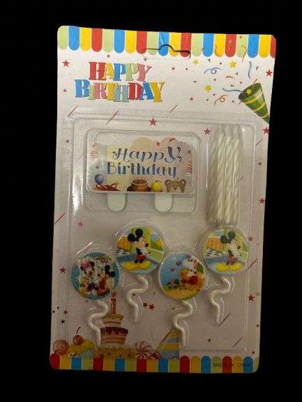 Happy Birthday Character Candle