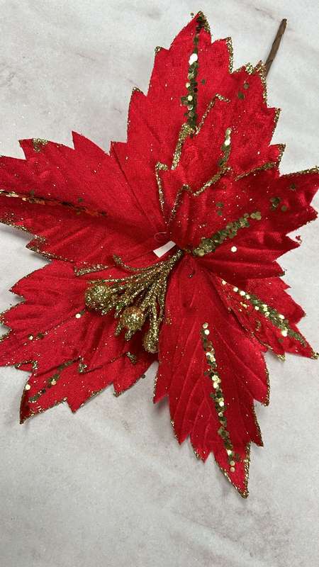Artificial Poinsettia Flower