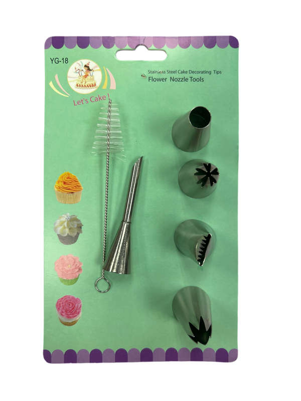 A YG-18 Nozzle Set Brush And Long Tip Nozzle