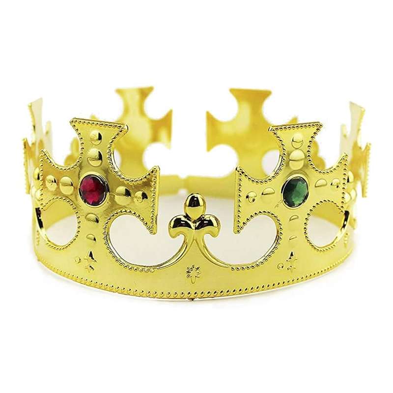 Cake Topper Plastic King Crown