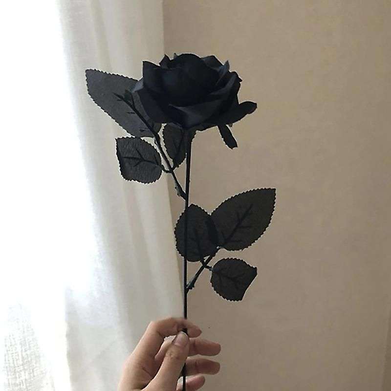 Artificial Black Rose
