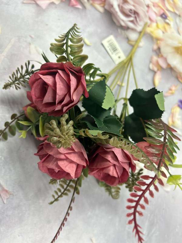 Artificial Flower Bunch Rose