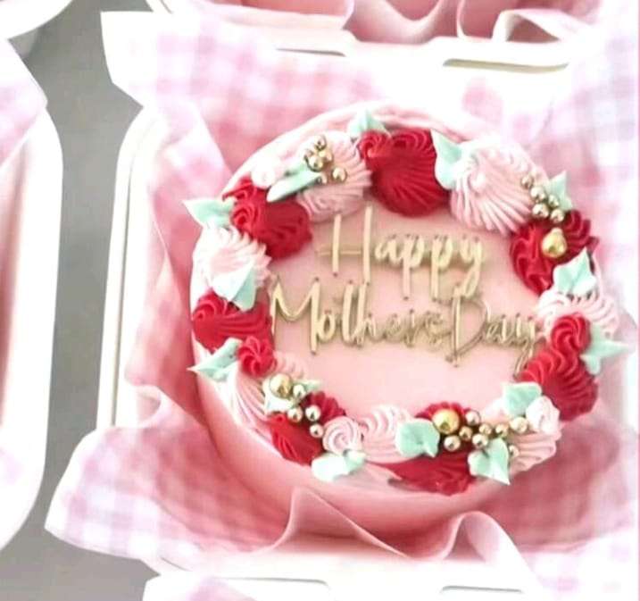 4pc Acrylic Cake Topper Happy Mothers day