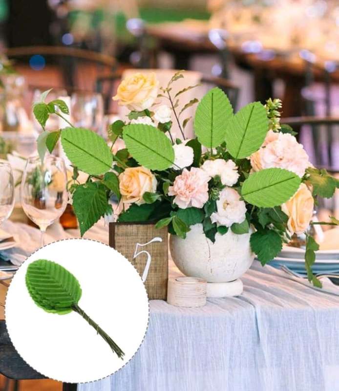 Cake Topper Artificial  Leaves