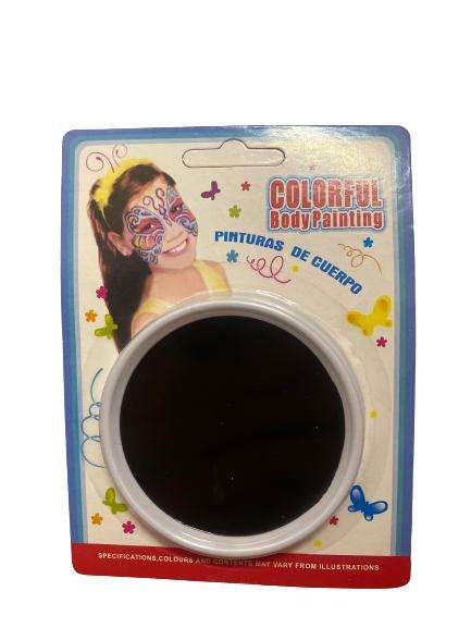 Colourful Body Face Paint Black