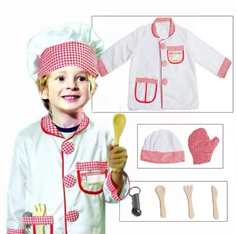 Kids Chef Dress-up Set