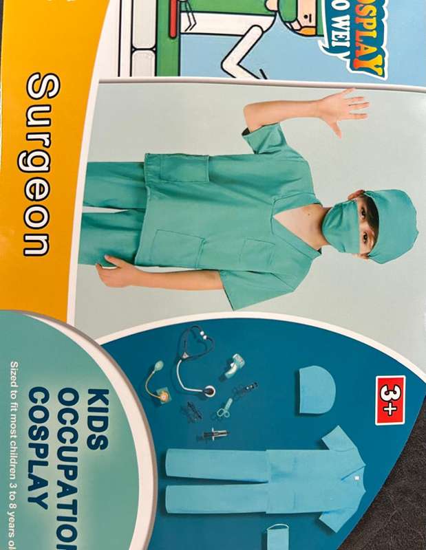 Kids Surgeon Doctor Dress-up Set