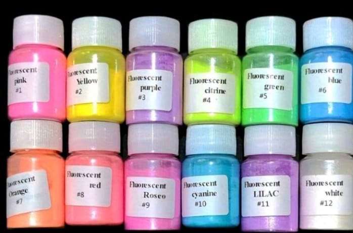 12pc Resin Colouring Powder Pigmen 20ml