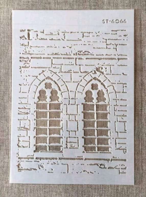 ST-6066 Cake Decorating Stencil Window
