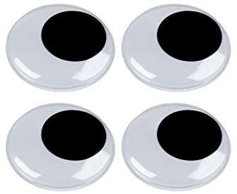 4pc Plastic Googly Eye 40mm 4cm