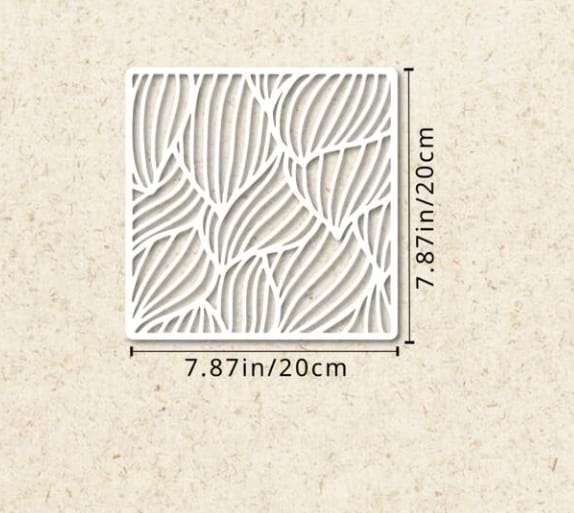 4pc Cake Decorating Stencil