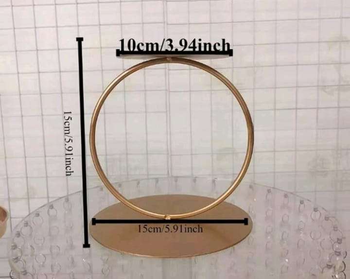 Metal Floating Cake Stand Round