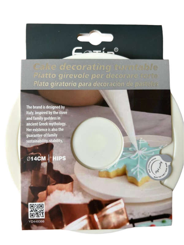 14cm Mini Rotating Cake Turntable Plastic