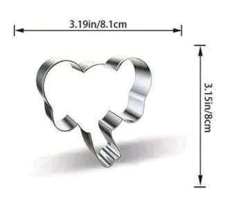 Metal Cookie Cutter Elephant Head