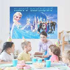 Cloth Party Backdrop 1mx1.5m Frozen