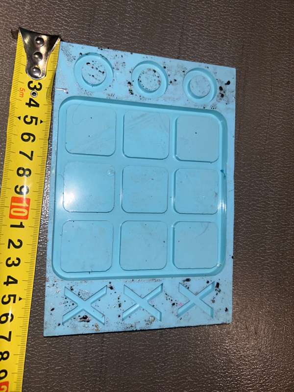 PRE LOVED Silicone Mould Resin Tic Tac Toe