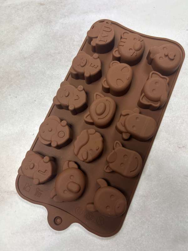 Nr138 Silicone Mould Chocolate Teddy Love